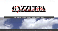 Desktop Screenshot of gazzettadelsulcis.it